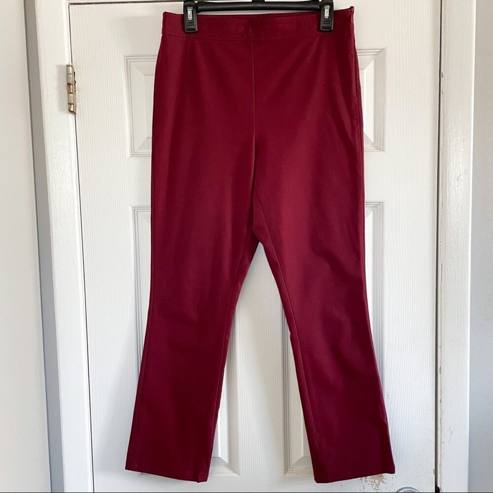 Theory Deep Raspberry Bimsa Approach Ankle Length… - image 2